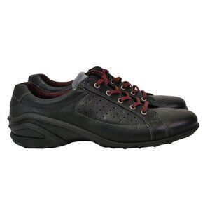 Ecco Black Leather Fashion Sneakers Women's Size 41 EU / 9 US